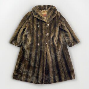 Sirbain Intl. Montreal Fur Heavy Parka Winter Coat Women's Canada Made Read